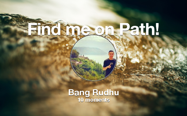 Faorudu1's tweet photo. Find me on #Path now! Go to https://t.co/Mxac5twkKo https://t.co/aCGke2Yo0W