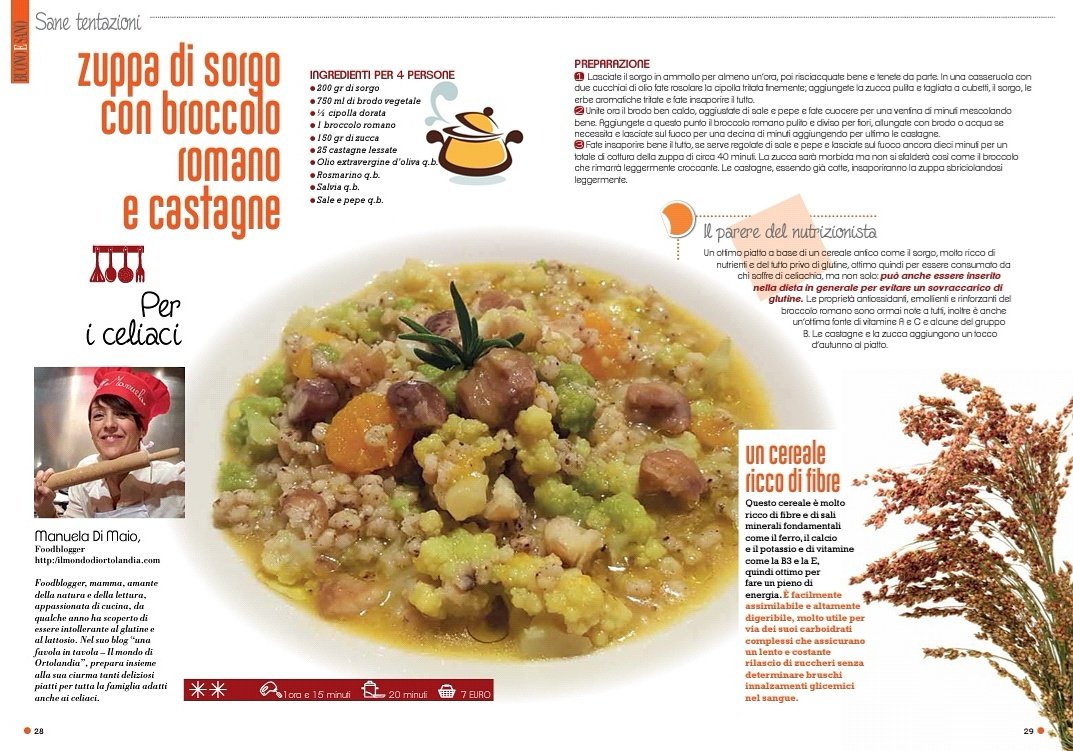 Manueladimaio75's tweet photo. Questo mese su Buono e Sano!! #buonoesano #ricetteperceliaci #unafavolaintavola #ilmondodiortolandia https://t.co/qTIi3A4D7I