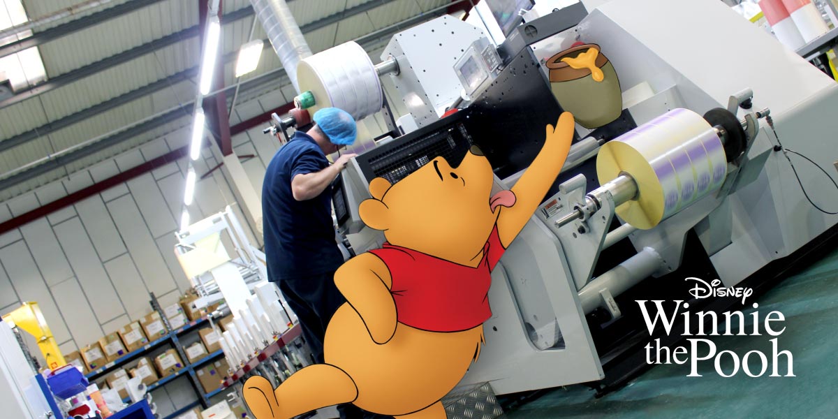 We would like to welcome new Trainee Printer Winnie to the team! It seems as though she is already getting into mischief when John, one our experienced printers back is turned! #WinnieThePoohDay