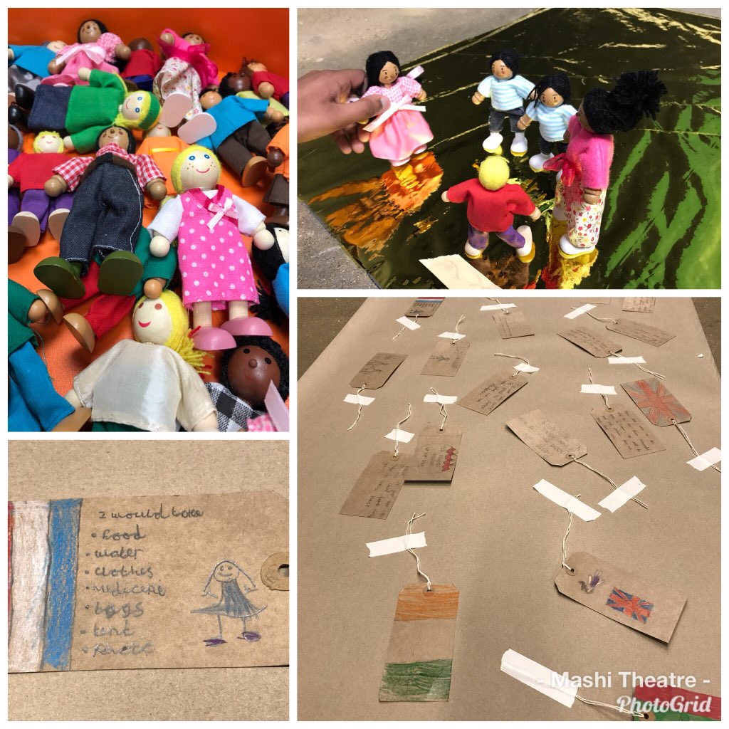 MashiTheatre's tweet image. Creating stories with Yr 5/6 to inspired by @delgado_artist @AttenboroughAC Take a glimpse