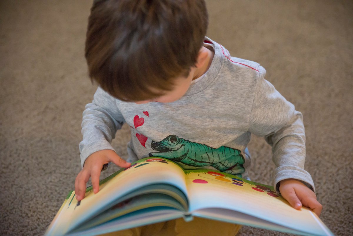 READING FACT 
Out-of-school reading habits of students have shown that even 15 minutes a day of independent reading can expose students to more than a million words of text in a year.

Below is one of Elle <a href="/ellegreystories/">Elle Grey Stories</a>  little readers 
#reading #preschooler