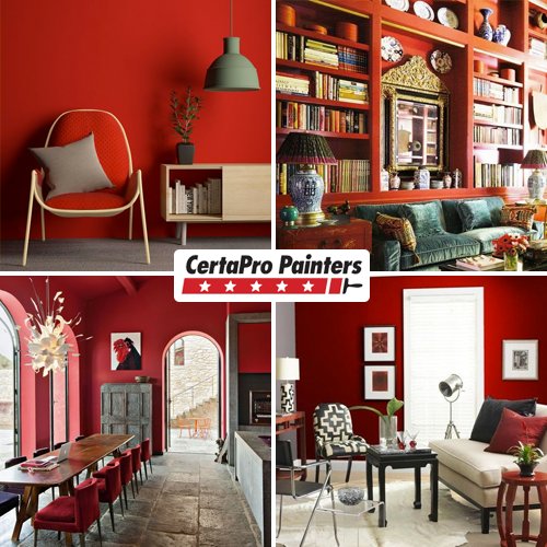 CPPQuakertown's tweet photo. Warm colors, such as deep reds, can transform the atmosphere of your home. Whether you paint the entire room or simply add an accent wall, this color has plenty to offer! https://t.co/sxwvkwIkp0