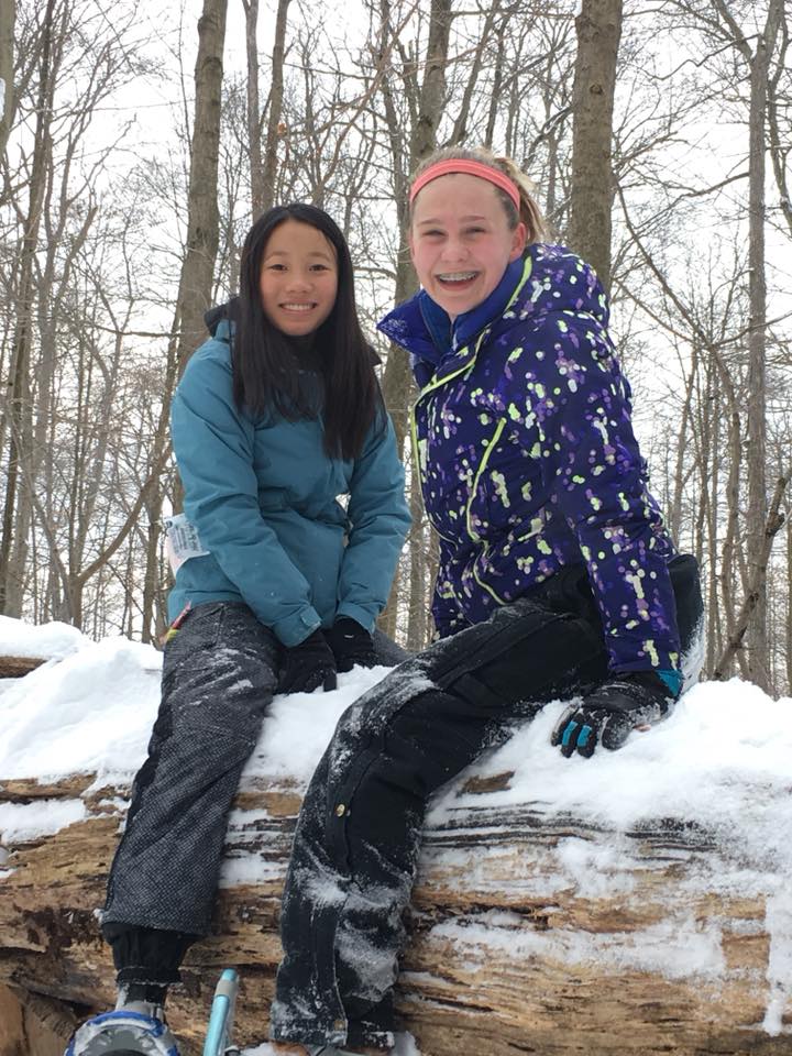 LaurelSchool's tweet photo. Earlier this week, Upper School Adventure Leaders spent the afternoon snowshoeing on our #ButlerCampus. Outdoor fun year-round! #LS4G https://t.co/kAQZreO1tJ