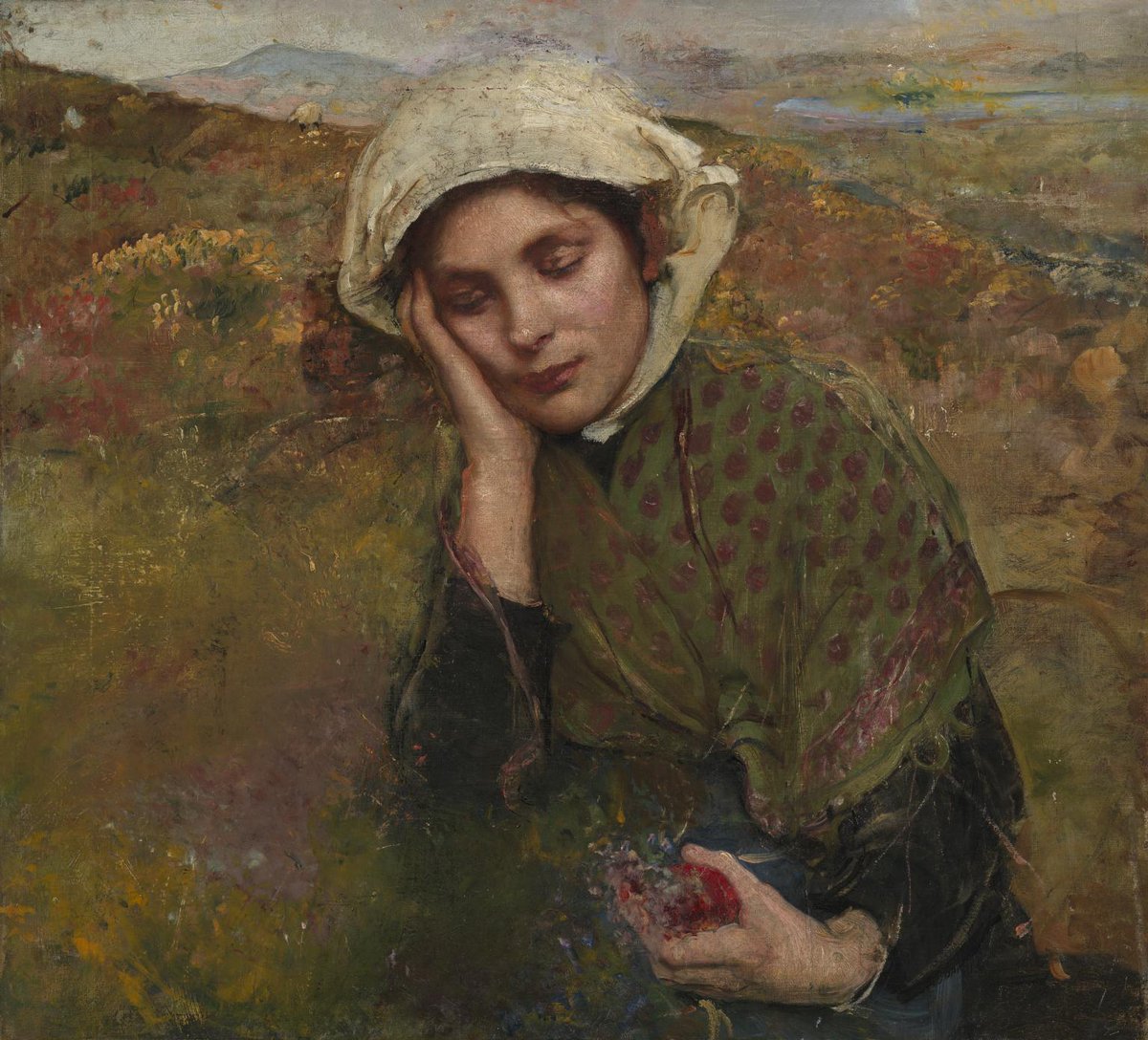 Tate's tweet photo. #TateWeather: Are you dreaming of warmer days ahead?
Annie Louisa Swynnerton, The Convalescent exhibited 1929. https://t.co/wLUbBSnSjf https://t.co/65cmwvAymI