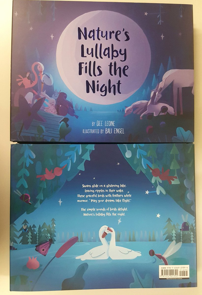 baliengel's tweet photo. I just received my book's for nature's lullaby fills the night written by dee leone and illustrated by myslef! Exciting! #illustration, #ChildrensBooks https://t.co/3afZlYQAkA