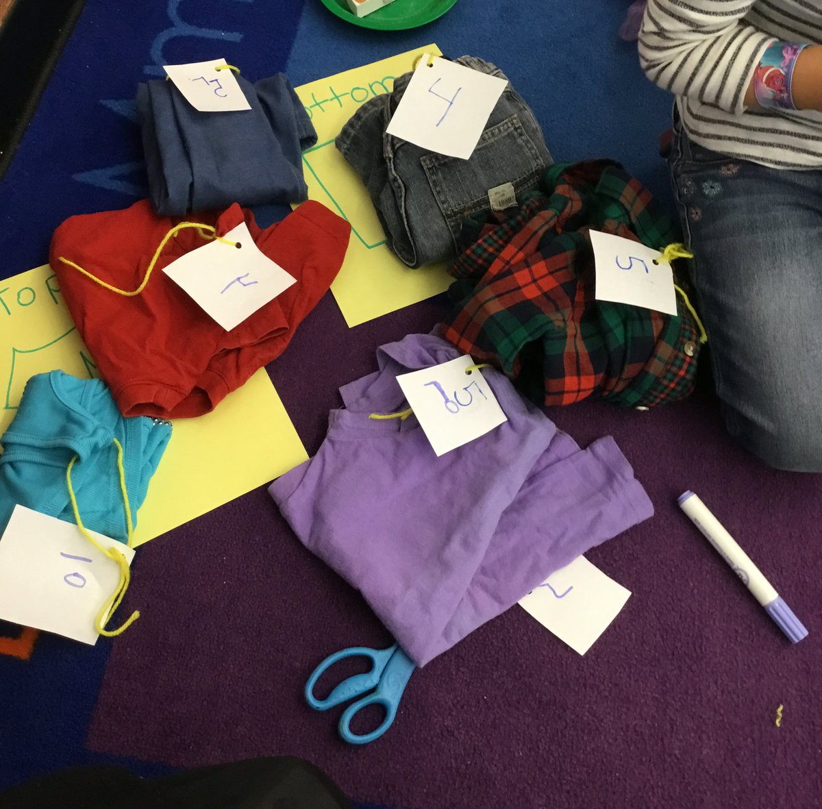 Students working hard to make a clothing store for our dramatic play area! #allin4theVille #vdvpartners4progress