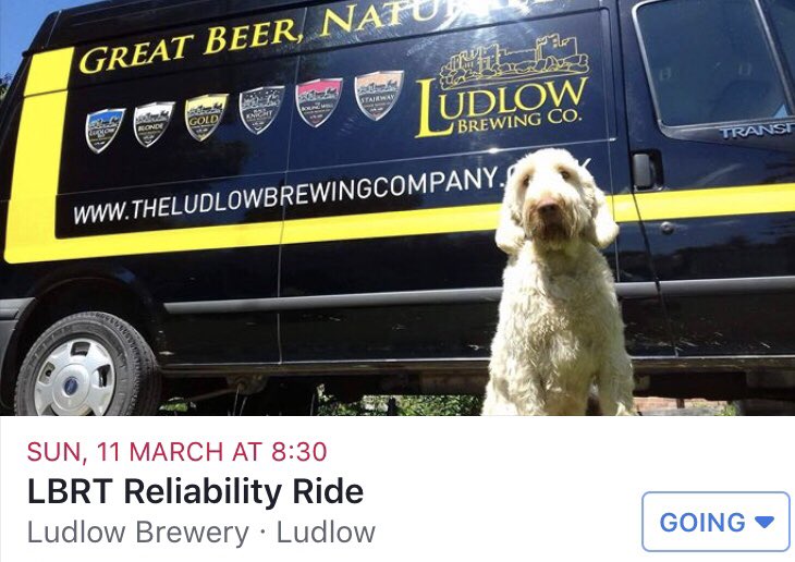 #LBRT Reliability Ride! 11/3/18 0830. HQ: Ludlow Brewery (obv). Find our fb page for more info. Our favourite training loop is sure to make for a great morning on the bike. Post ride refreshments at <a href="/ludlowbrewery/">Ludlow Brewery</a> ludlowbrewery. See you there! <a href="/shropshirecca/">SCCA</a>