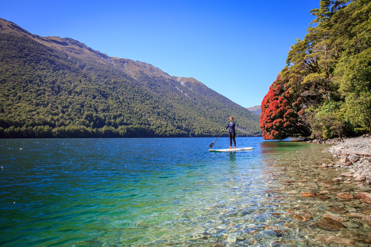YoungAdventures's tweet photo. We are having the best summer in New Zealand which means Iβm out on my @MoanaNZSUP board as often as I can with friends even on the roadβπ»#thatwaterthough https://t.co/KhMoPwmvpb