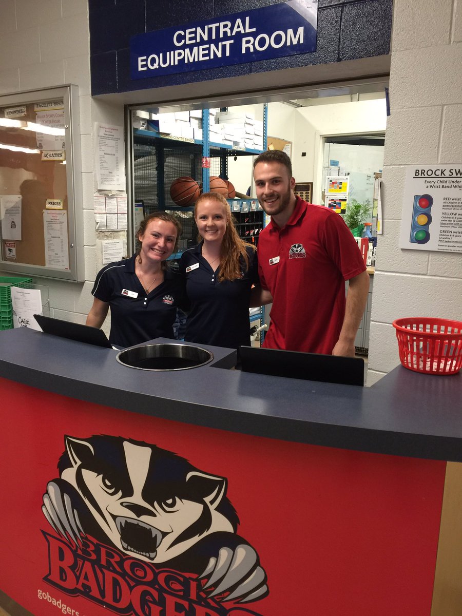 BrockRecreation's tweet photo. Lots of 2018-19 @BrockUniversity student jobs available! #walkercomplex #applybyFeb2 https://t.co/R5a68jqGei https://t.co/h7YsoubO6Q