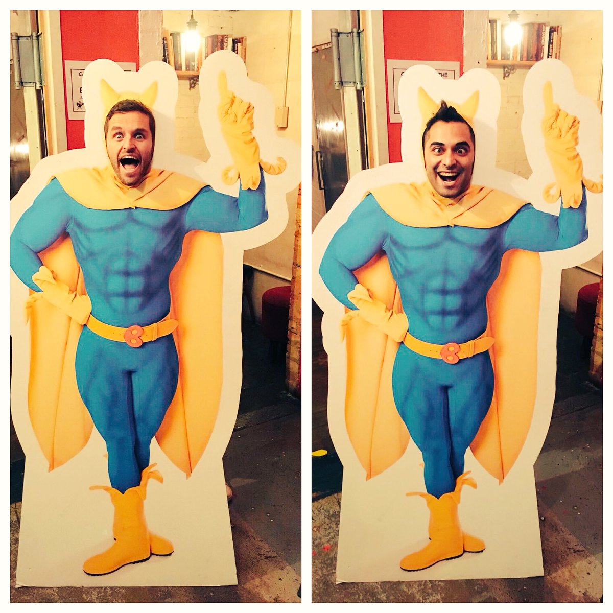 adam_qureshi's tweet photo. What a spectacular show!! Had no idea what to expect but absolutely loved it! YOU MUST GO AND SEE THIS @BananamanShow #becomebananaman https://t.co/nOpNxdOxpm