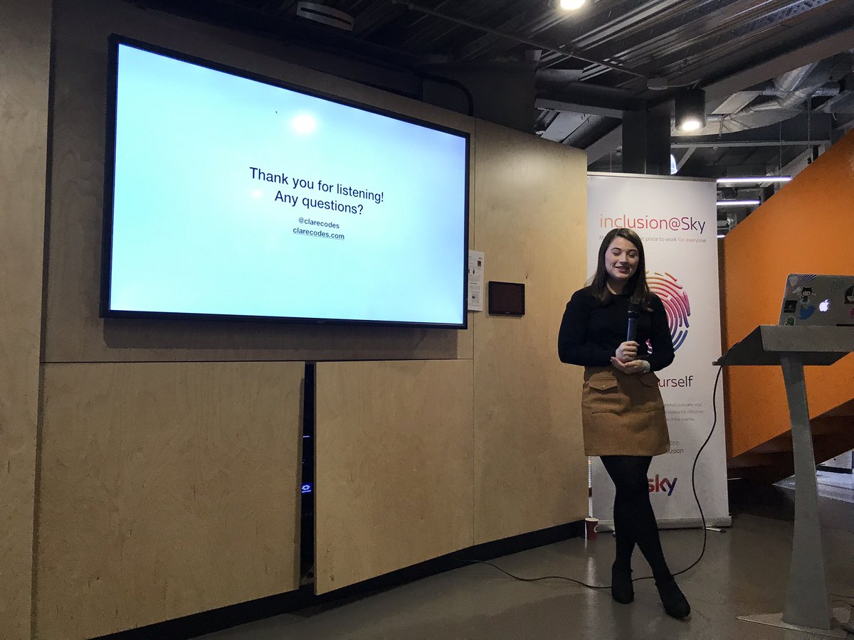 ReneeNo17's tweet photo. Thank you to all the brilliant speakers and to everyone who made time to join us at #SkyDigital in LeedsDock for the #LadiesofCode #LOCLeeds tonight. What a fabulous group of presenters and a thoroughly enjoyable night #Stem #geekgirl #ConsiderCoding @workforsky https://t.co/RICMs5Ic1H