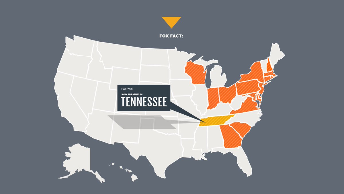 FOXRehab's tweet photo. #FOXfacts: With the addition of Tennessee, we are now in 16 states offering clinically-excellent #PT, #OT, and #SLP. https://t.co/xifcREdomn https://t.co/vMDcFUeKva