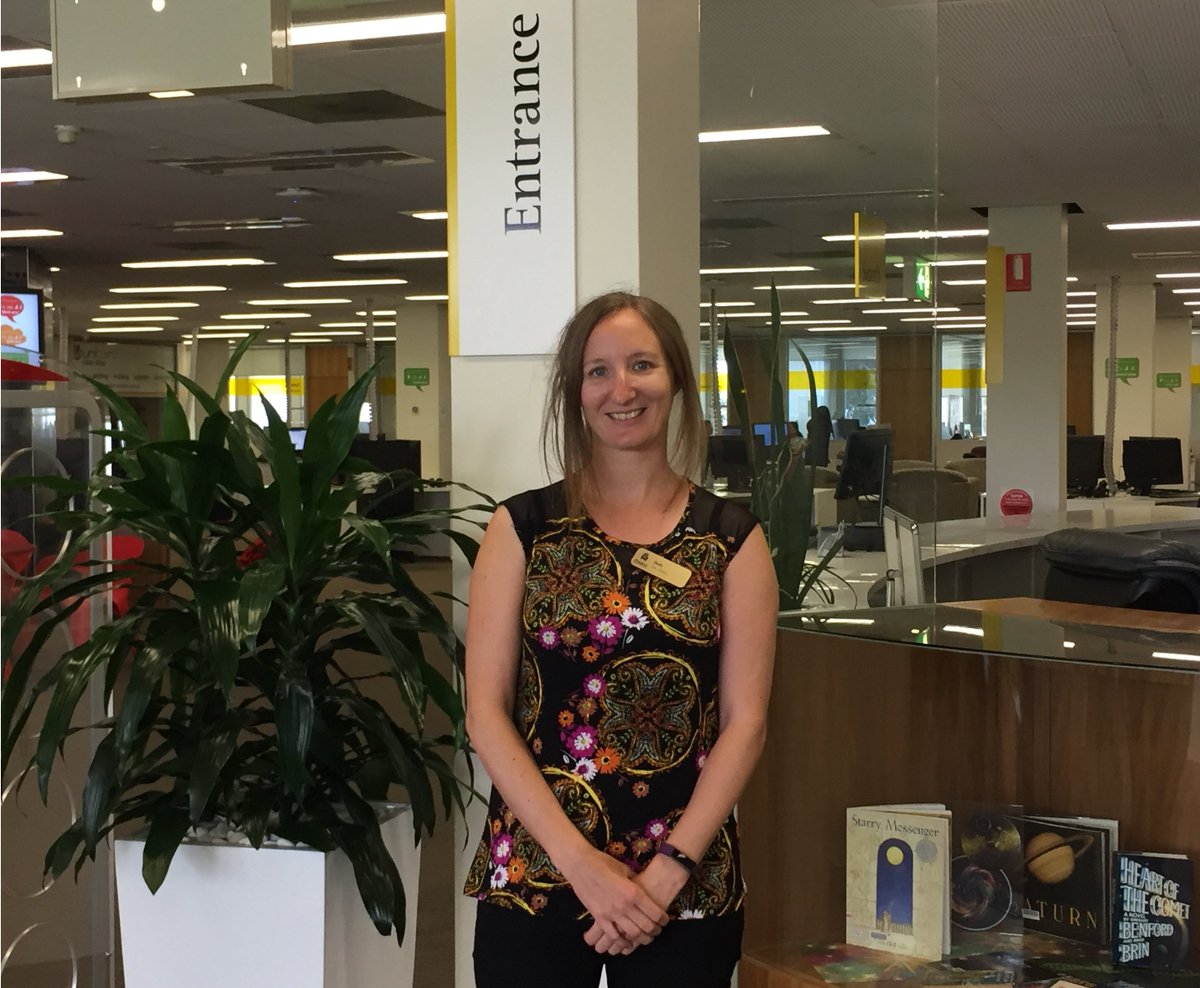 FlindersLib's tweet photo. Hi, my name is Beth. You may have already seen me in the Library working in Library Administration and as Library Technician. I am very excited to be starting my new role as Graduate Librarian and continuing my journey at #FlindersLibrary. https://t.co/9479nMgO5t