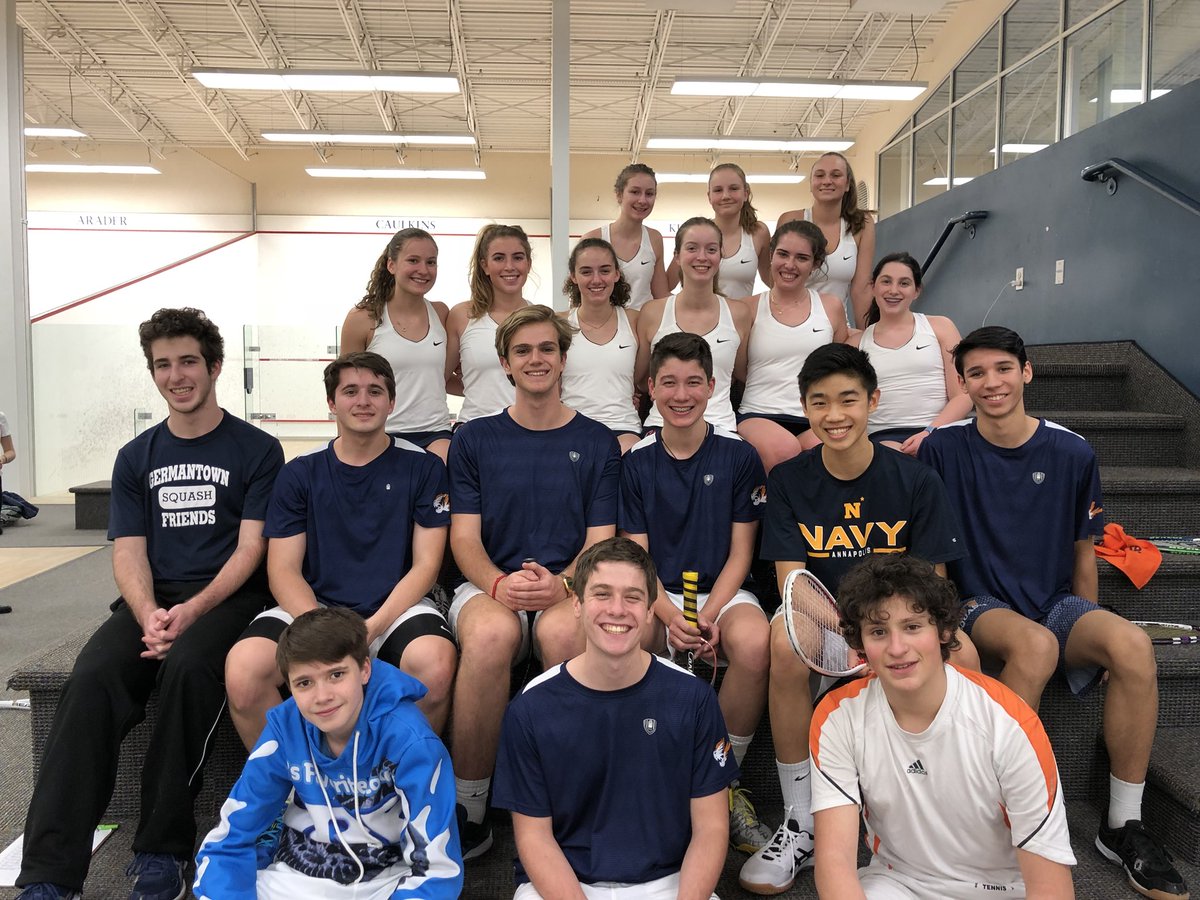 Girls &amp; Boys Varsity Squash, victorious over the Hill School. #traveltogetherwintogether #tigerstrong #TigerPride <a href="/GFStigers/">GFS Tigers</a>