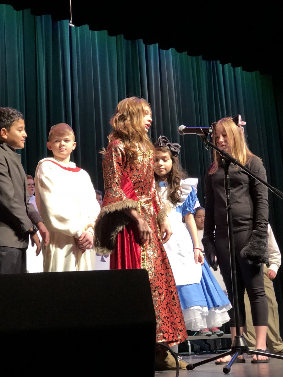 CanadianISD's tweet photo. A few pics from 5th grade musical today.  Mrs. Phenix and her students did an outstanding job! https://t.co/vtvYcbSBQK