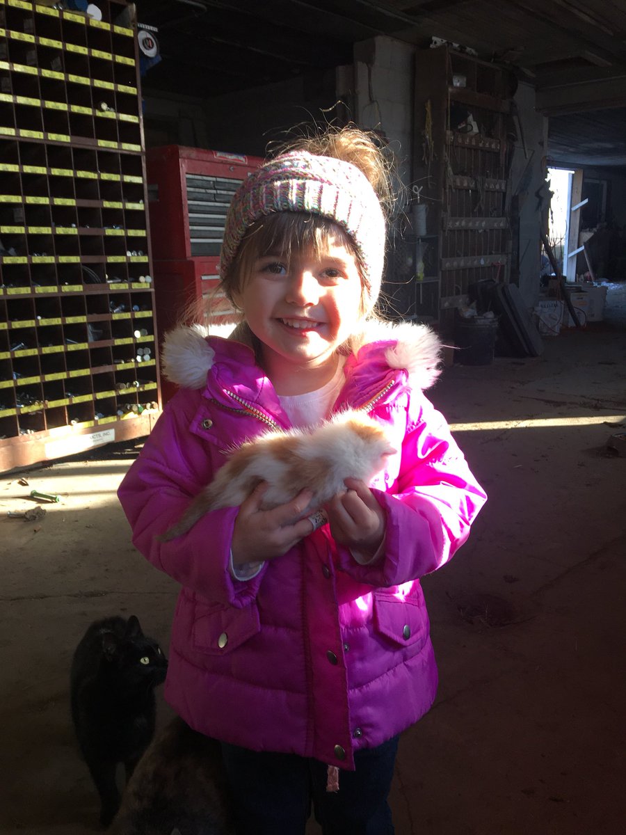 HotMessFarms's tweet photo. If only we all could still see the world through the eyes of a child......the world would be a better place. #Love #Magic #LifesMiracles #FarmRaised #FarmKid #BarnKittens #StillGoodInTheWorld https://t.co/o9N9PT3zKt