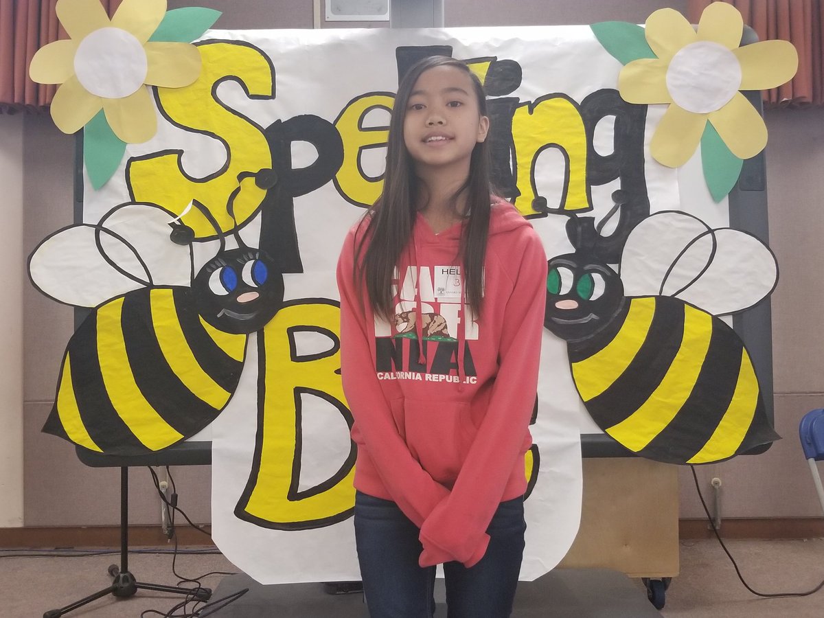 MsAllisonCordes's tweet photo. School Spelling Bee Champion! 
@LemonwoodLions #LWmiddleschool https://t.co/MVl6UWCyQk