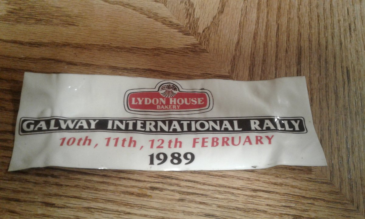 Can't look forward to Galway this year, so might as well look back. Great to find these things in old boxes at work.. <a href="/MayoMotorClub/">Mayo Motorsport Club</a> <a href="/thisisirishral1/">ThisIsIrishRallying</a>  <a href="/ThisisHerospec/">HEROSPEC</a> <a href="/artmccarrick/">Art McCarrick</a> <a href="/rally_ie/">rally.ie</a> <a href="/GalwayMotorClub/">Galway Motor Club</a> <a href="/MotorsportIRL/">Motorsport Ireland</a>