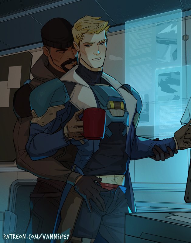 vannshie's tweet photo. SFW version of the art of the month for January Patrons 💕Some sneaky young r76 💕 https://t.co/GwA3S1PjTj