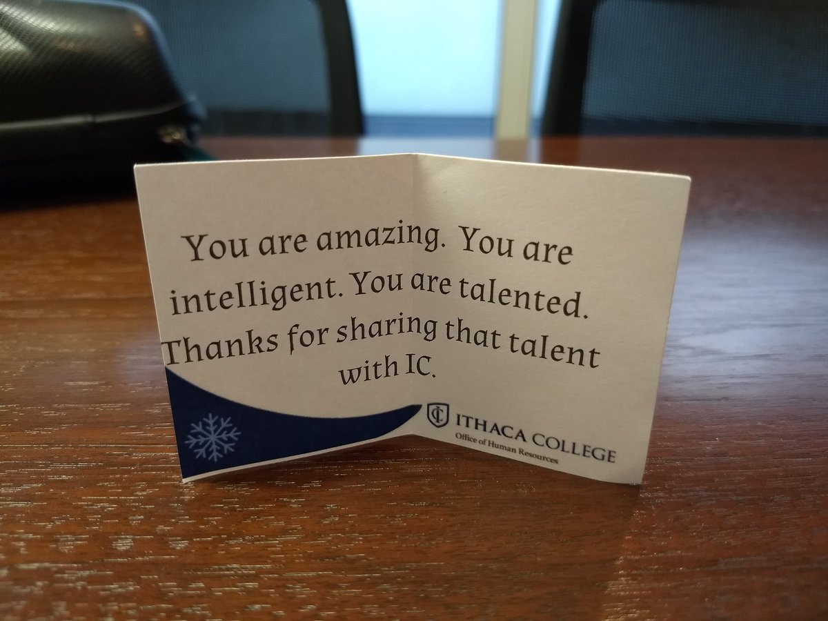 shamula's tweet photo. This is going into my @LinkedIn profile. #Hamula @IthacaCollege @ICParkSchool @RobertsAtPark @iccareers https://t.co/ykVx5rNMHB