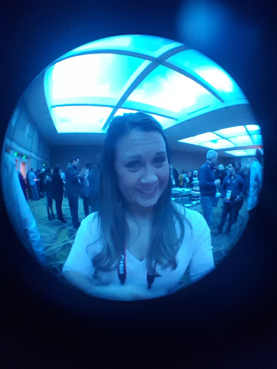 Having some fun at the welcome party with my new camera lens, for my phone! 📸🎉#nashville #imagingusa #timvorlandphotography