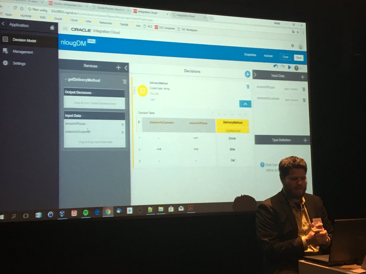 robertvanmolken's tweet image. . @RichardOlrichs demoing decision model in #OraclePCS at @nl_OUG Integration & Process Meetup @soacommunity