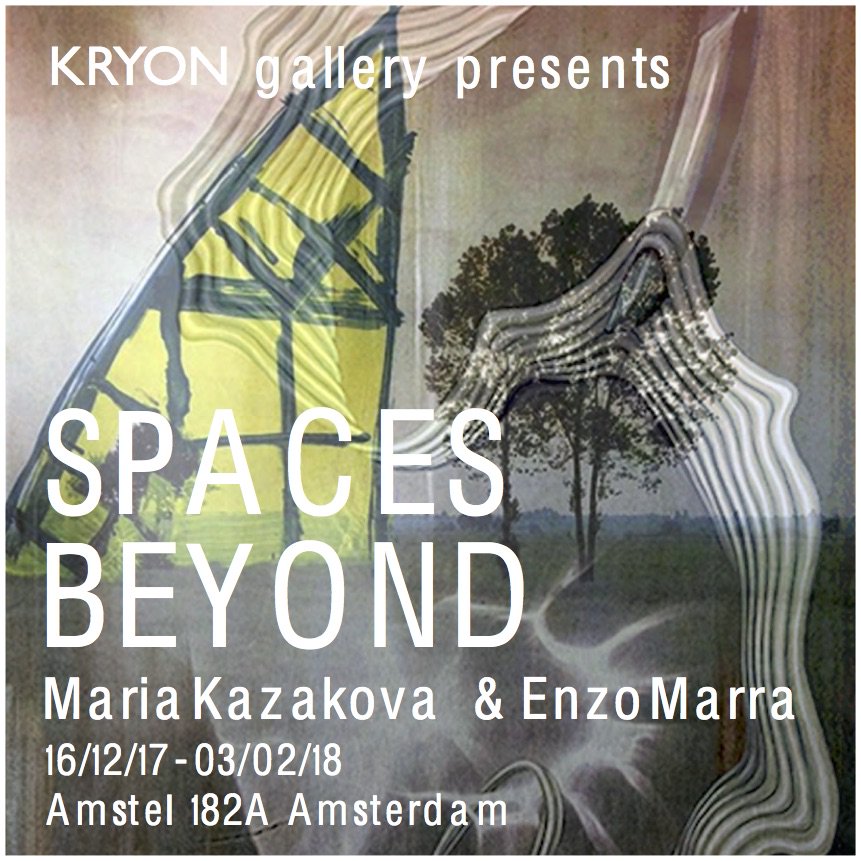 kryonamsterdam's tweet photo. KRYON GALLERY presents #SPACESBEYOND #MariaKasakova #EnzoMarra. More info: https://t.co/SmnOQRwEko #art #artsy #KryonAmsterdam Amstel 182A https://t.co/82VuDHPbLS