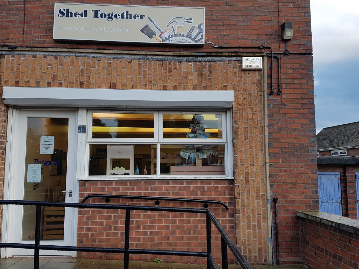 ShedTogether's tweet photo. @ShedTogether we now have a sign on our shed #blurton #stoke https://t.co/yRSoakIsMd