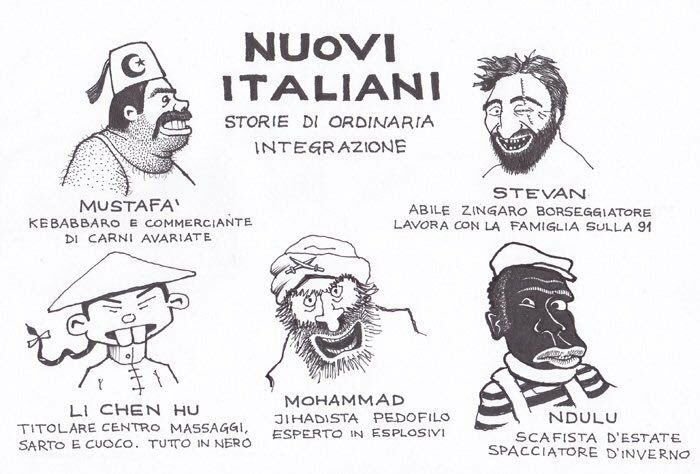 MarcoELaico's tweet photo. I nuovi italiani secondo le #ONG e la sinistra di #PD #piuEuropa #LiberieUguali https://t.co/ae2V4g2W3L