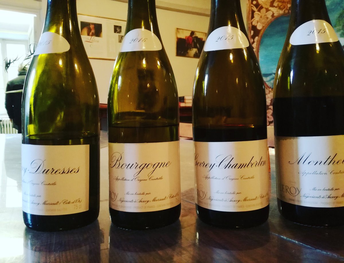 One of the top tastings from our burgundytrip #Doellerer #Salzburg #Wine #Leroy #DeVillaine #Camuzet