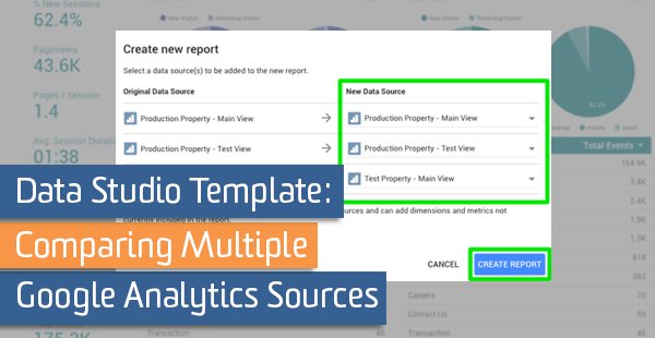 BounteousData's tweet photo. Free Data Studio Template: Comparing Data From Multiple @GoogleAnalytics Sources - https://t.co/sDMQZ9zlJd https://t.co/dNkMpLeZks