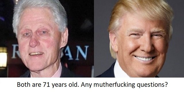 Born the same year, who looks better Donald Trump or Bill Clinton?