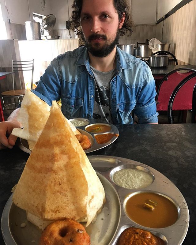 Dosa for breakfast - it actually doesn’t get much better than that. We have just started our trip to India and London already feels like a distant memory #southindia #kochi #cochin #dosaeveryday ift.tt/2DM3foc