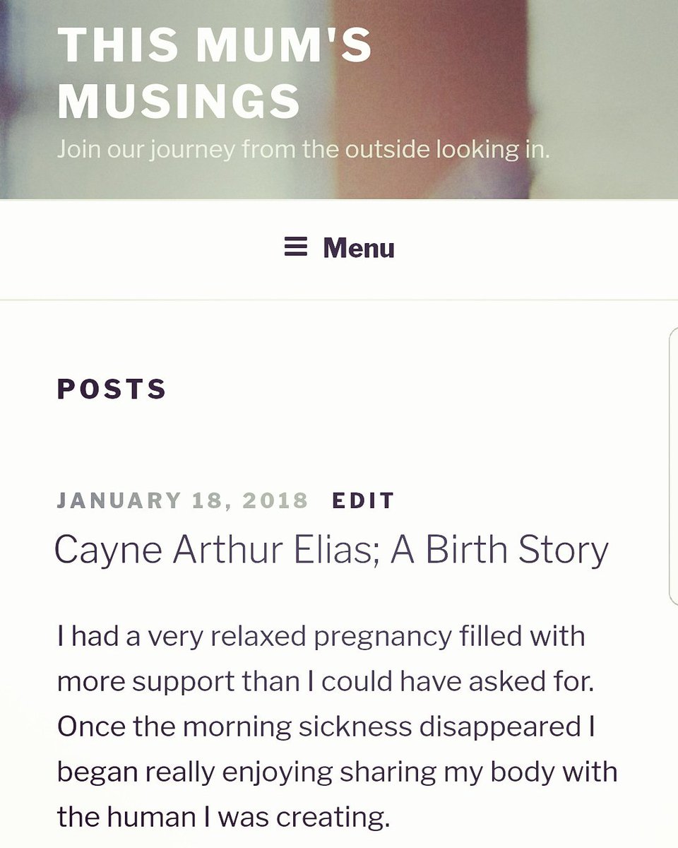 Birth Story is up on the blog 😁 Make sure to check it out!