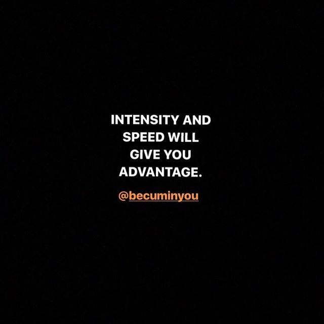 JackieFast's tweet image. Reposting @becuminyou:
#becuminyou USE INTENSITY TO GET THINGS DONE....... #Mindsethack 👇🏼👇🏼👇🏼 Comment below  #mentalhealth