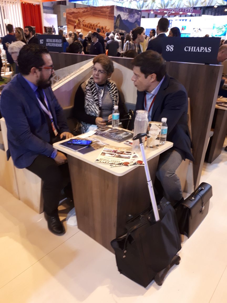 MarioUvence's tweet photo. En el marco del 2do. día de @fitur_madrid 2018, se atendieron citas con destacados touroperadores e importantes agencias de viajes tales como: Capital Bus, Nautalia, Amadeus América, Travelabel, Advantage Media Group y Travalliance. https://t.co/MVdotFoyeC