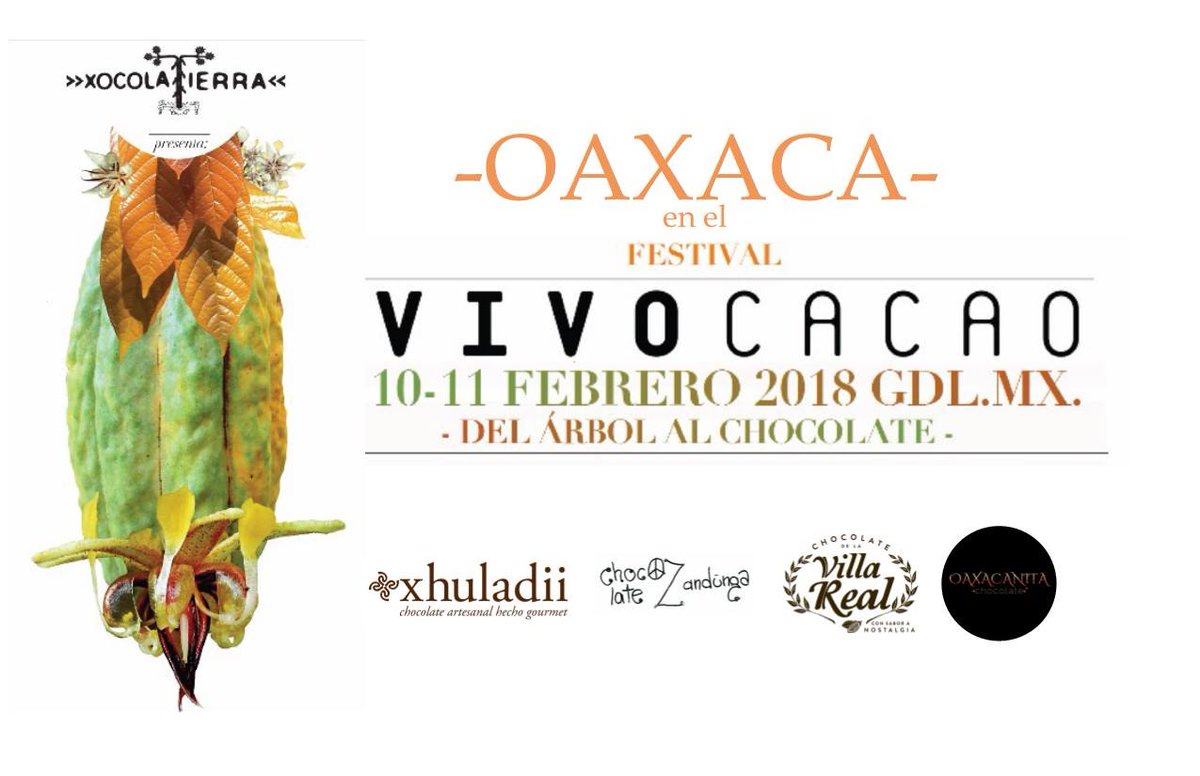 VillaRealChoco's tweet photo. Oigan #Guadalajara!! nuestro #chocolate  #artesanal estará con ustedes el 10 y 11 de febrero! #savethedate https://t.co/5cat9jvH0H