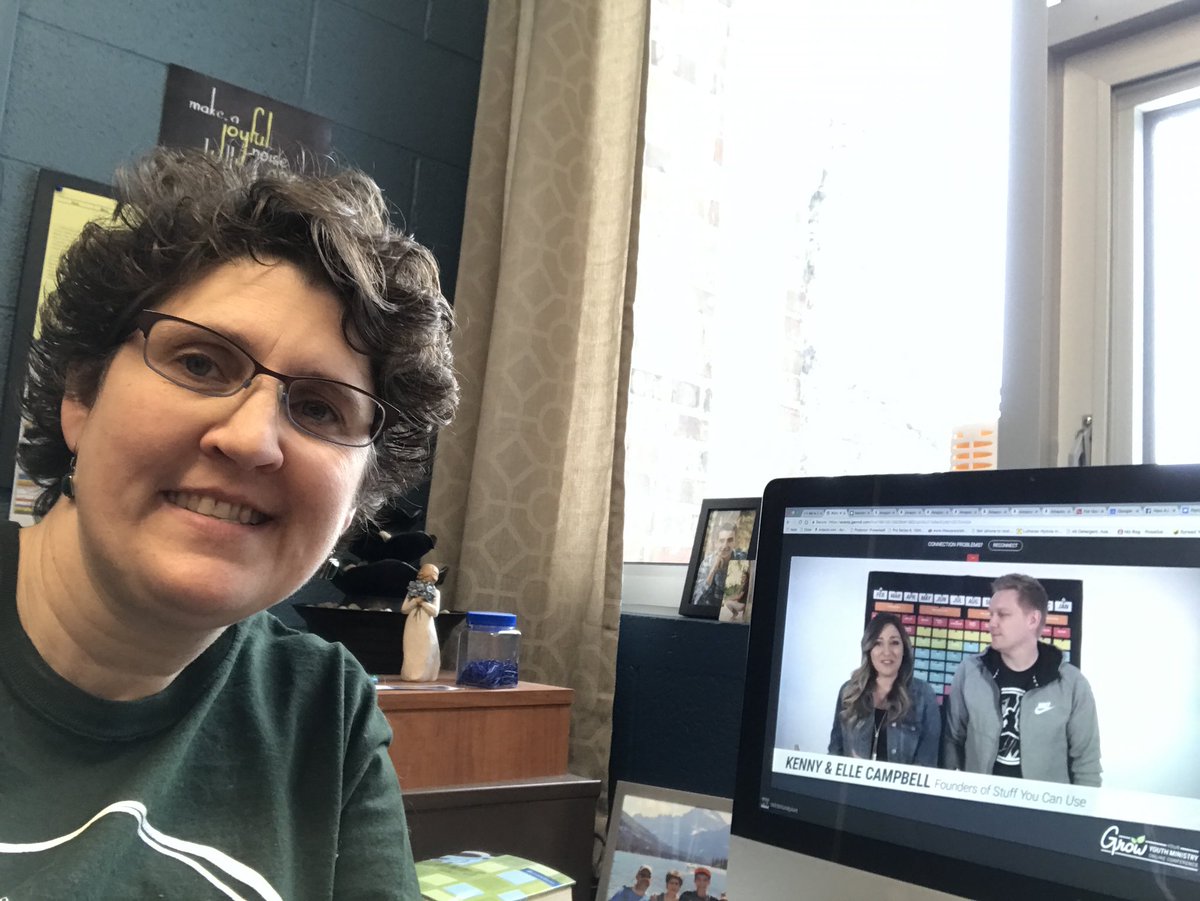 c_walth's tweet photo. Watching Grow Youth Ministry Conference! #GrowCon18 #stuffyoucanuse https://t.co/0qEF1wZwJd