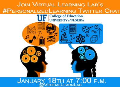 AlgebraNationFL's tweet image. Let’s get personal! Just 10 minutes until @Virtuallearnlab kicks off tonight’s #PersonalizedLearning chat