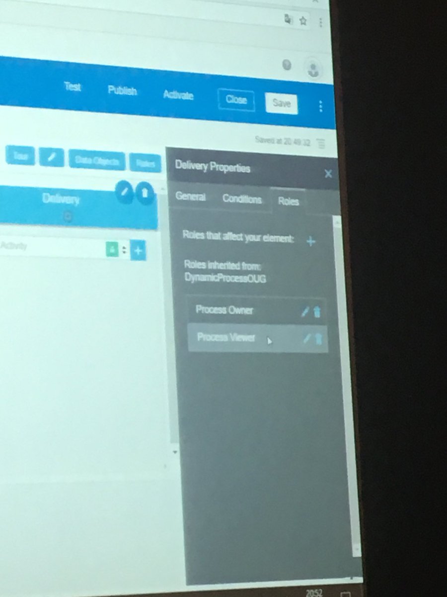 robertvanmolken's tweet image. Marc ends this wonderful evening with demo of the dynamic processes in #OraclePCS #JarvisPizzeria #DMMN #CMMN