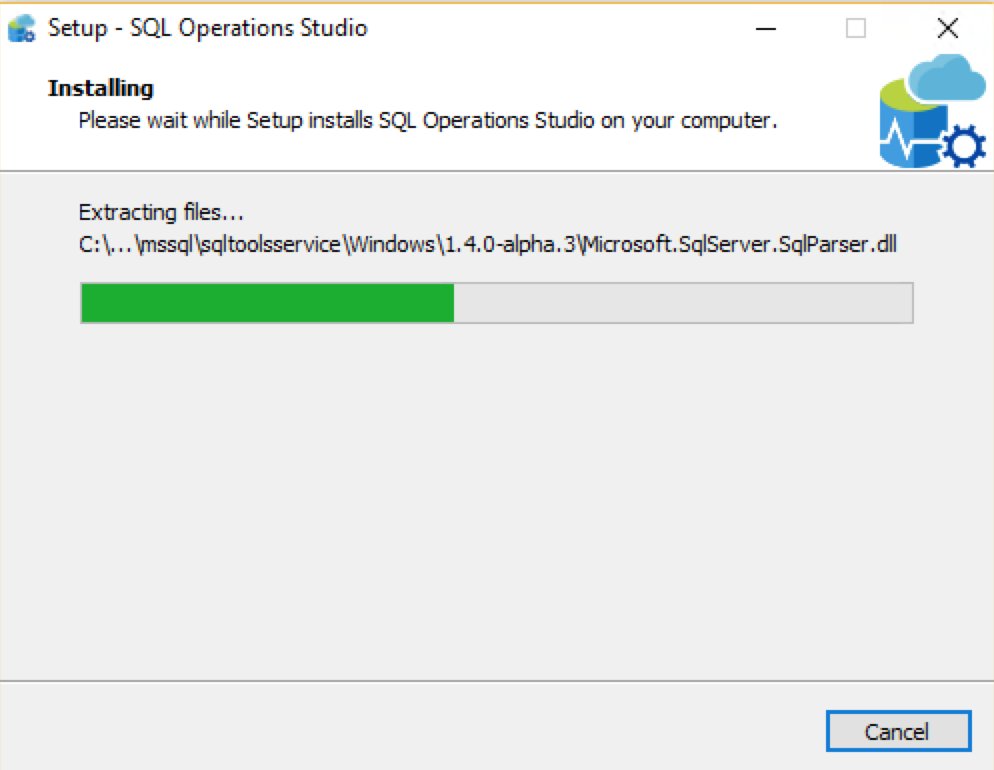 kevcunnane's tweet image. #sqlopsstudio now has installer available for Windows, and deb / rpm install for Linux! Windows installer is _way_ faster than unzipping and has Check For Updates support docs.microsoft.com/en-us/sql/sql-…