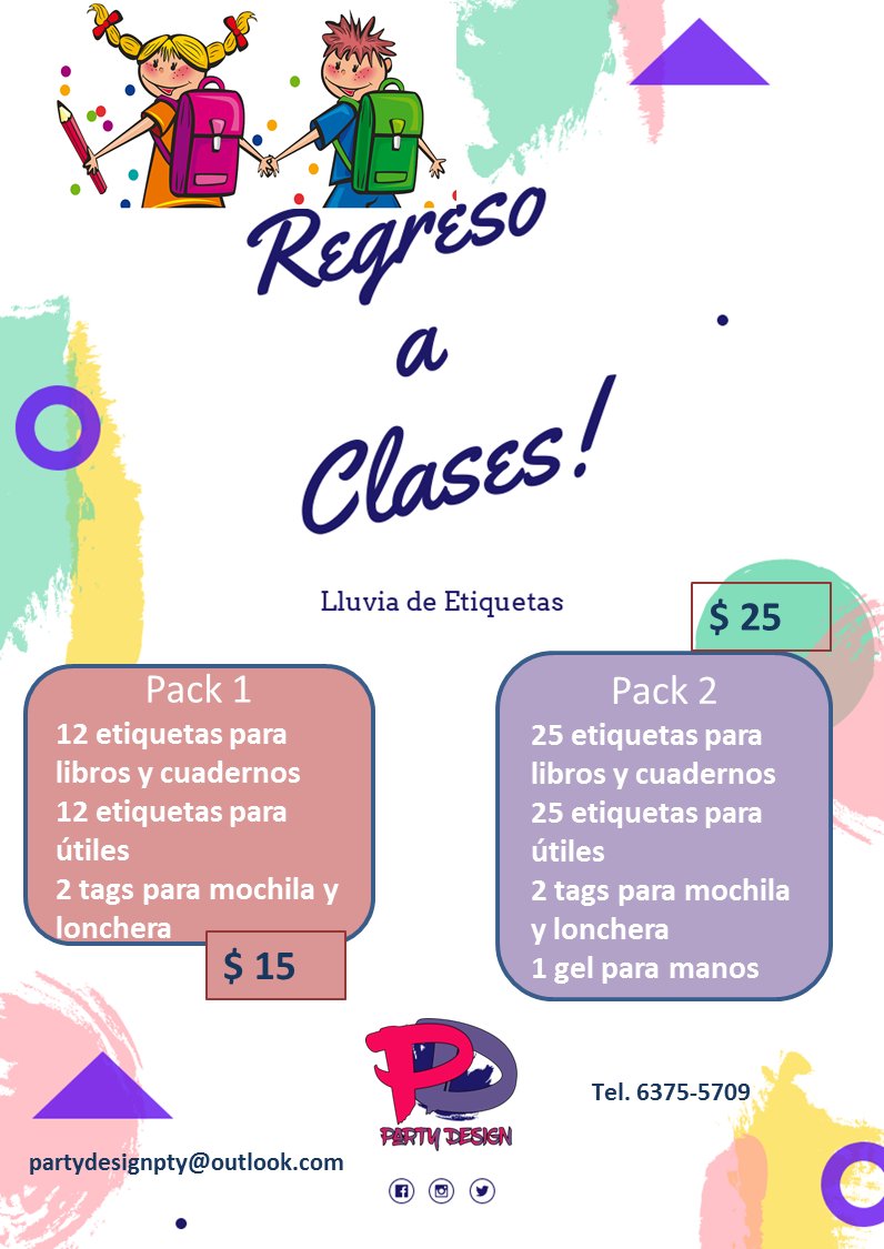 partydesign_'s tweet photo. Están preparados para el año escolar?!  Aun estás a tiempo. Ponte en contacto con nosotros consulta sin compromiso. También te ayudamos a forrar tus cuadernos. Separa tu cita! #diseñamosmomentos #escuela #cuadernospersonalizados #regresoaclases #estudiaconganas #jueves https://t.co/gqpdLJZ5P8