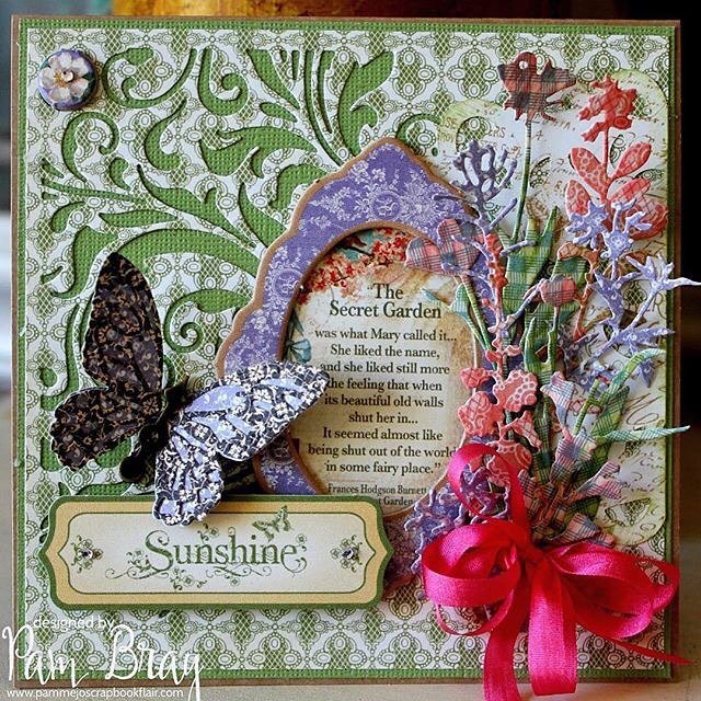 clearsnap's tweet photo. Sunshine Begins in a Secret Garden! Beautifully made by @pammejo 
#regram #eileenhull #colorboxblends #cards #ribbon #makingprettythings #makingcards #butterfly #mixedmedia #colorboxink #clearsnap #handmadecards #creativelife  #diyinspiration #creativeha… https://t.co/Rqa8D133h6 https://t.co/ivYD2viDS4