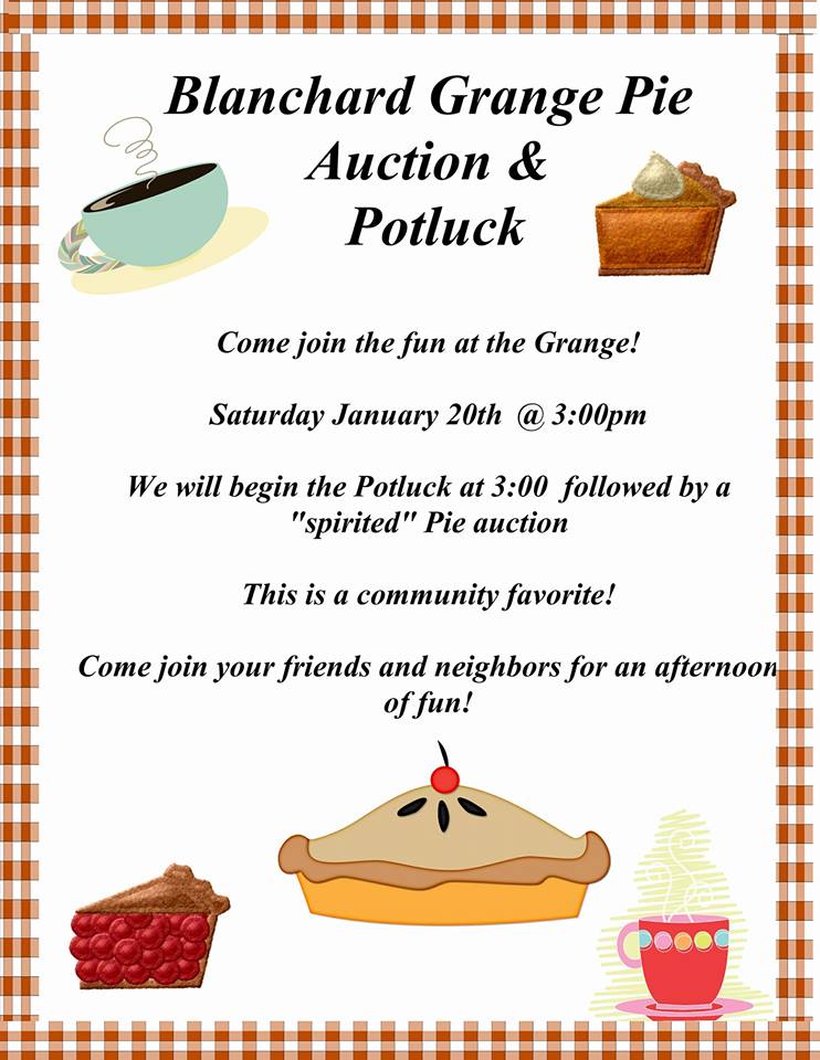blanchardidaho's tweet photo. #pieauction at the Blanchard Idaho #Grange Jan 20th! https://t.co/eukRCkZcBh