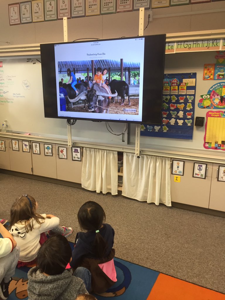 MsKnudson1's tweet image. Learning about Thailand and Israel from our classmates that came back from independent study. #bridges #feedinggoats #buffaloride #makingsushi #planningourvacations #noddinelem #USDlearns