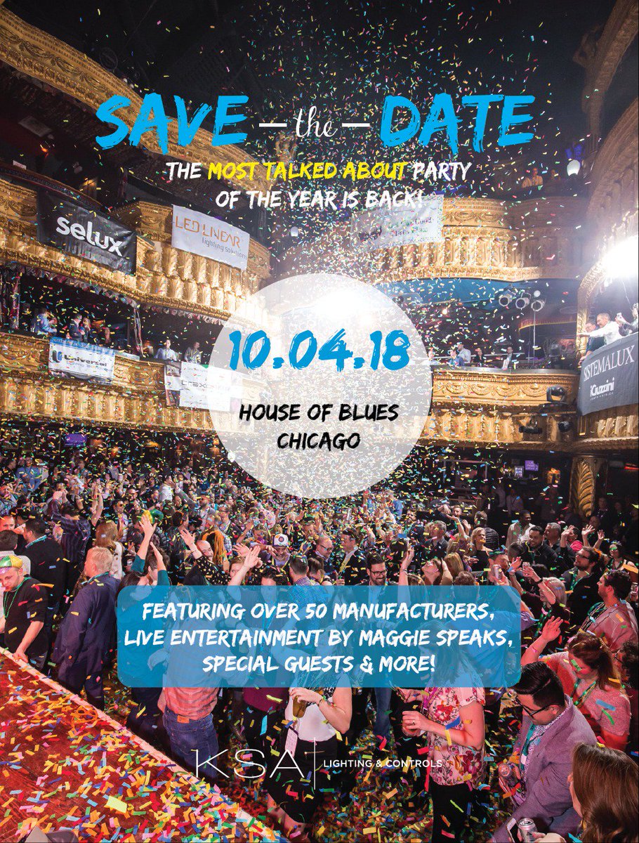 KSALC2's tweet image. 262 days, 12 hours and counting! #HouseOfBlues #Chicago #LED #Lighting