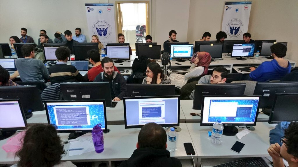 Siber kampımız Buffer over Flow ve web uygulama güvenliği eğitimleriyle devam ediyor. <a href="/BUsiber/">BUSİBER Boğaziçi Üniv. YBS Siber Güvenlik Merkezi</a>  <a href="/UniBogazici/">Boğaziçi Üni.</a>'nde <a href="/istkaorgtr/">İSTKA</a> destekli olarak kuruldu. #Yenilikçiİstanbul'da #sibergüvenlik önemli