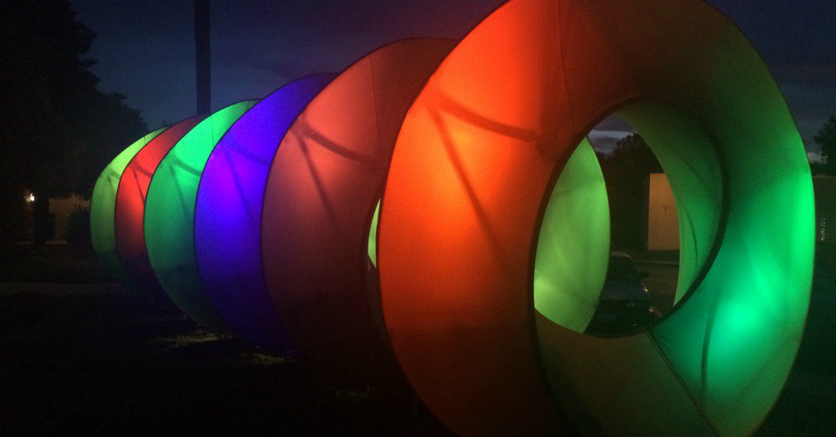 Snap a pic with the sculpture in front of City Hall and tag it #lagunapublicart.