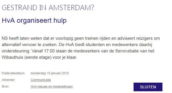 mvanderhorst's tweet photo. Iedereen gesproken op de #Amstelcampus #HvA. Bijna alle studenten en medewerkers komen thuis of slapen elders. Tentamens en SKC van FBE verliepen goed. Vanavond om half 12 nog laatste check. #westerstorm #Amsterdam https://t.co/VwBBgesI4x