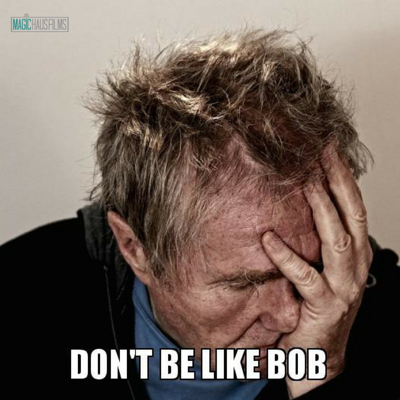 magichausfilms's tweet photo. Bob used clickbait to promote his business. He was hated. The text had nothing to do with the video. Don’t be like Bob. Don’t resort to clickbait. Contact #MagicHausFilms and we can help you do it right. https://t.co/8gYFFAE2QO #Avoidclickbait #VideoMarketing https://t.co/ERDiy51Bns